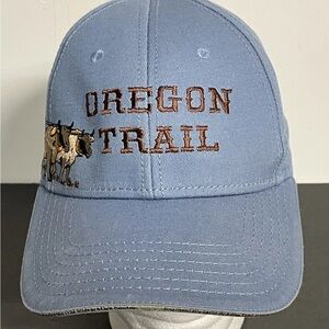 Otto Oregon Trail Baseball Cap Baker City OR Embroidered Hook Loop Closure